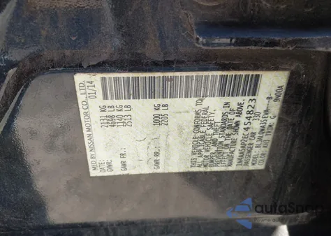 2014 Nissan Maxima 3.5 S/3.5 Sv from USA, damaged, VIN 1N4AA5AP2EC454823